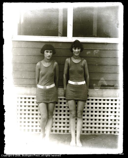 Two Sisters in Bathing Suits